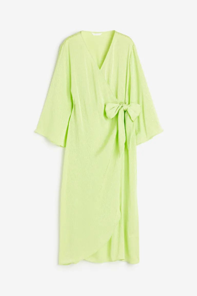 Jacquard-weave Wrap Dress | H&M (US + CA)