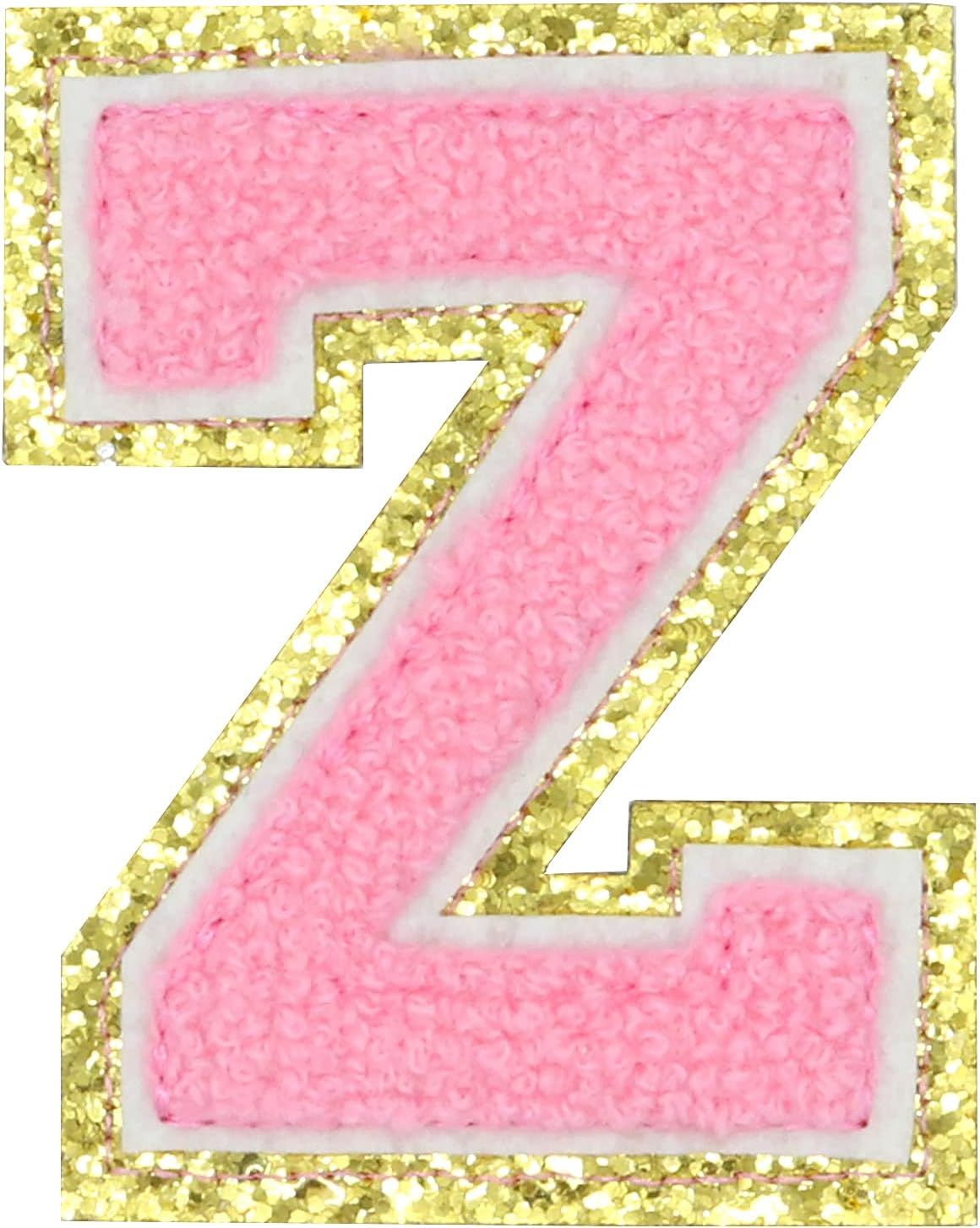 XIWENQUKU Varsity Chenille English Letter Z Iron On Repair Patches Alphabet Sewing Appliques Clot... | Amazon (US)