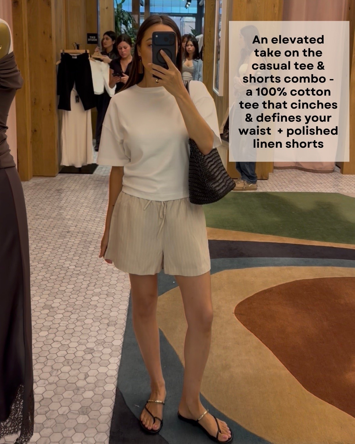 simple & elevated summer outfits you can recreate

Aritzia top — xs 
Lodge mini linen shorts 
Calvin Klein strappy sandals 
Madewell tote bag

#LTKootd #LTKSeasonal