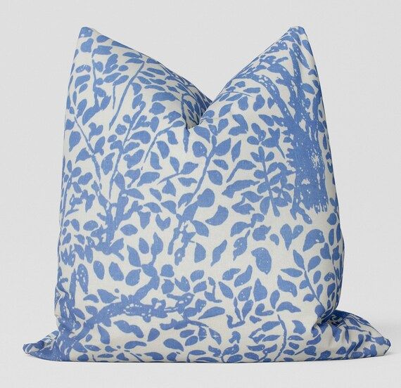 Arbre De Matisse Pillow / Blue | Etsy (CAD)