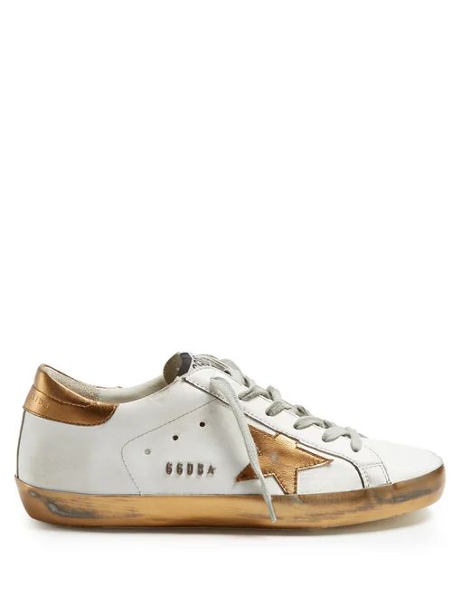 Super Star low-top leather trainers | Golden Goose Deluxe Brand | Matches (US)
