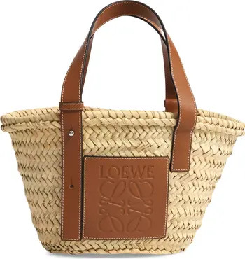 Loewe Small Logo Straw Tote | Nordstrom | Nordstrom