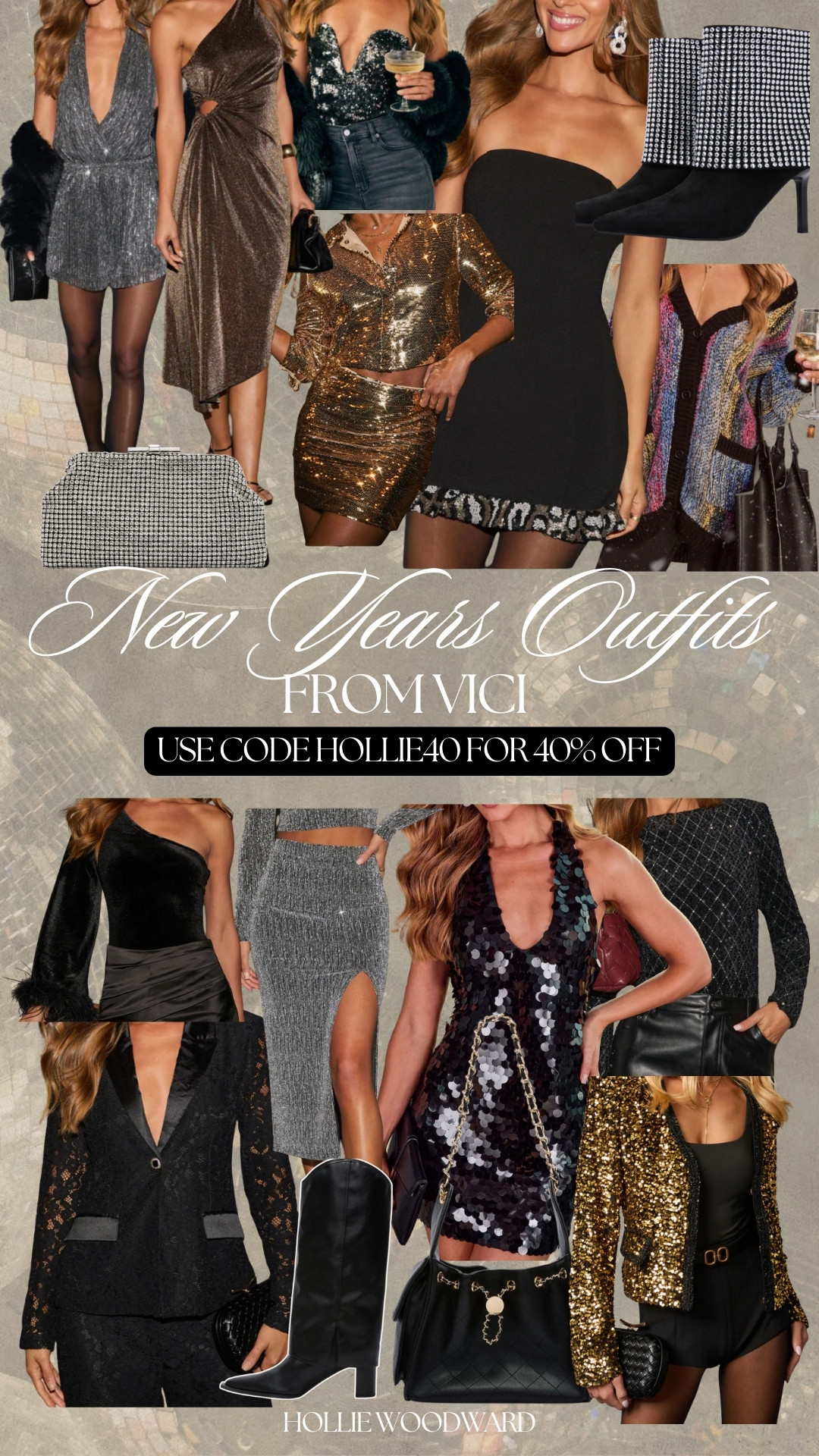 NYE outfits from vici ✨🪩 use code HOLLIE40 for 40% off! 

 #LTKHoliday #LTKSeasonal #LTKFindsUnder100