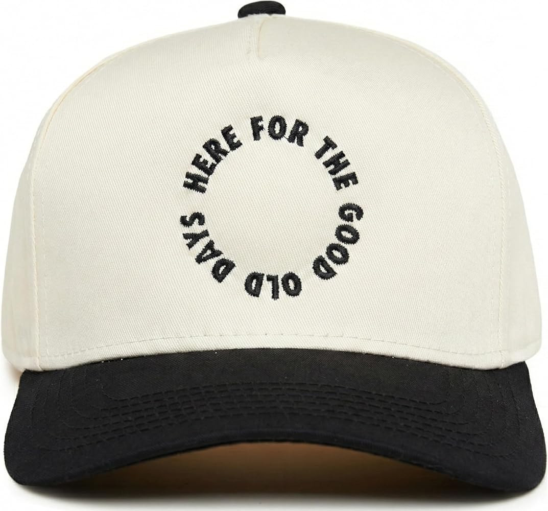 Funky Junque Vintage Canvas Snapback Hat - Adjustable 2 Tone Cap for Men Women - Put It On My, Co... | Amazon (US)