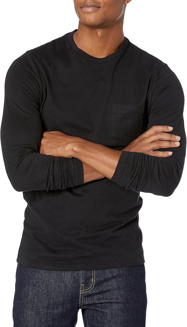 Amazon Essentials Men's Slim-Fit Long-Sleeve T-Shirt | Amazon (US)