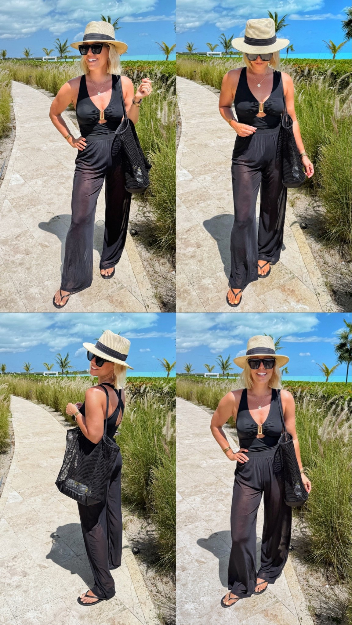 Swimsuit medium 
Pants medium

#LTKSaleAlert #LTKSwim #LTKTravel