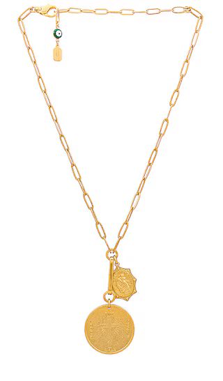 St. Christopher Necklace in Golden Glow | Revolve Clothing (Global)