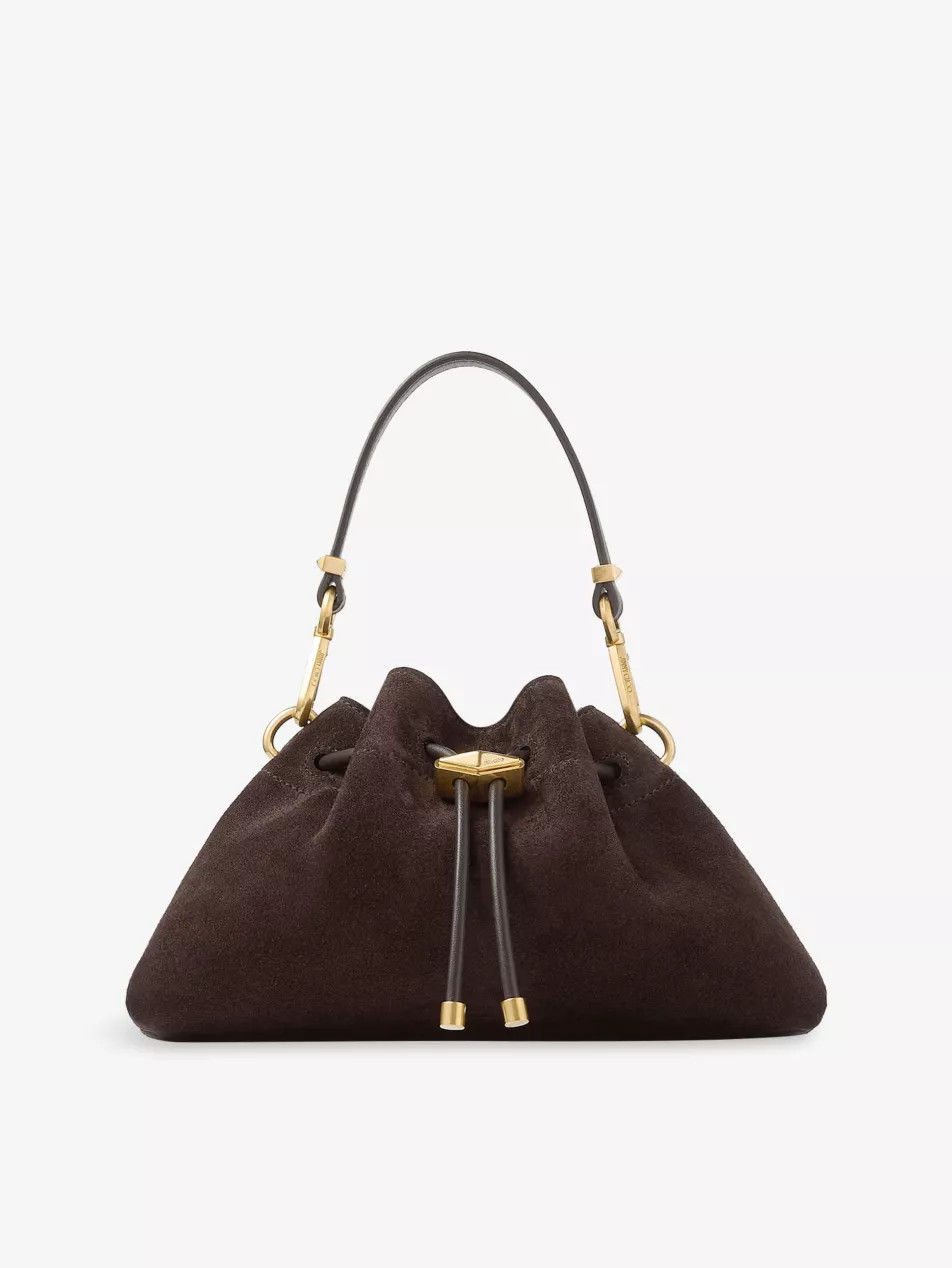 Cinch Small Suede Bucket Bag | Selfridges