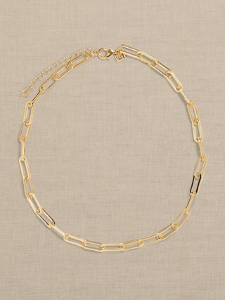 Paperclip Chain Necklace | Banana Republic Factory