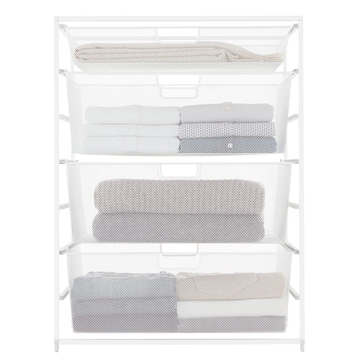 Elfa White Wide Drawer Solution | The Container Store