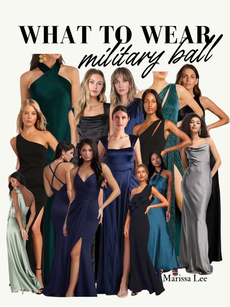 Are you a military spouse looking for military ball dresses? Here’s ball dress inspiration for the upcoming Marine Corps Birthday ball! I’m loving the green dress trend for military ball ball dresses and of course you can’t go wrong with a classic blue or black dress. So timeless 💗All of these formal gowns are perfect for any formal black tie event or gala. All of these dress styles are stylish and appropriate for the military ball! 

#LTKwedding #LTKstyletip #LTKbeauty