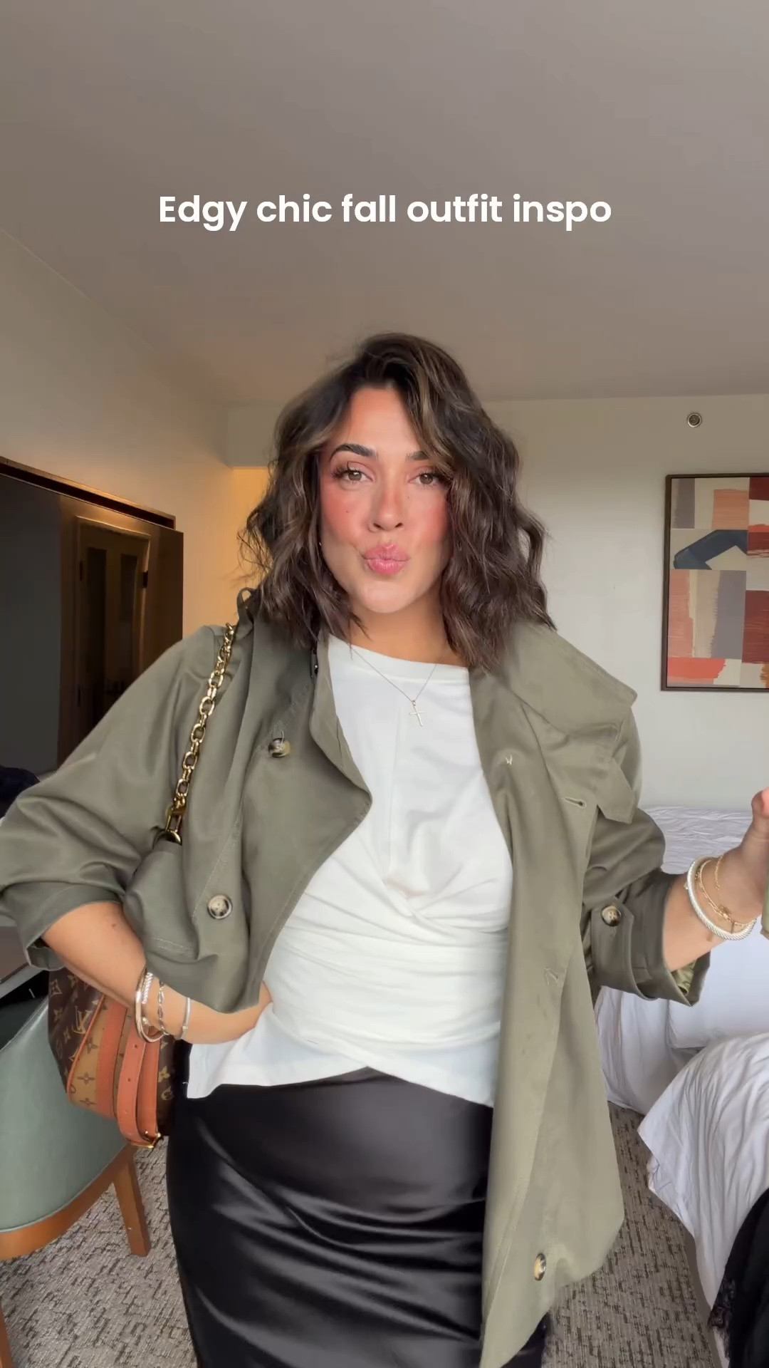 Head to toe edgy chic Amazon fall outfit inspo! Size L in all (wish I did M in jacket) 

Fall outfit inspo, satin lace skirt, Amazon fashion

#LTKootd #LTKMidsize #LTKSeasonal