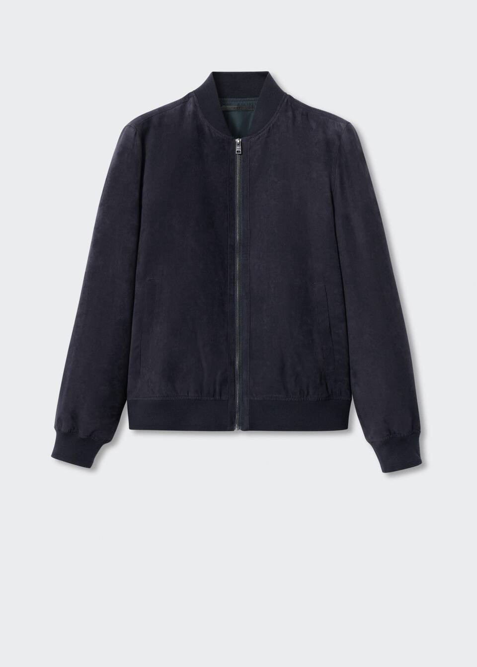 Suede-effect bomber jacket -  Men | Mango Man USA | MANGO (US)