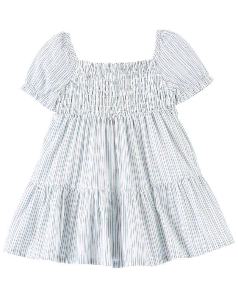 Baby Tiered Puff-Sleeve Cotton Dress | Carter's