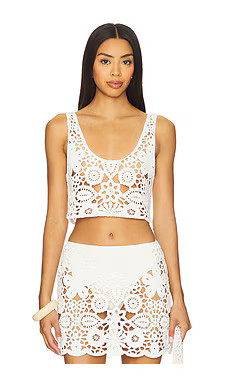 SNDYS Tala Top in White from Revolve.com | Revolve Clothing (Global)