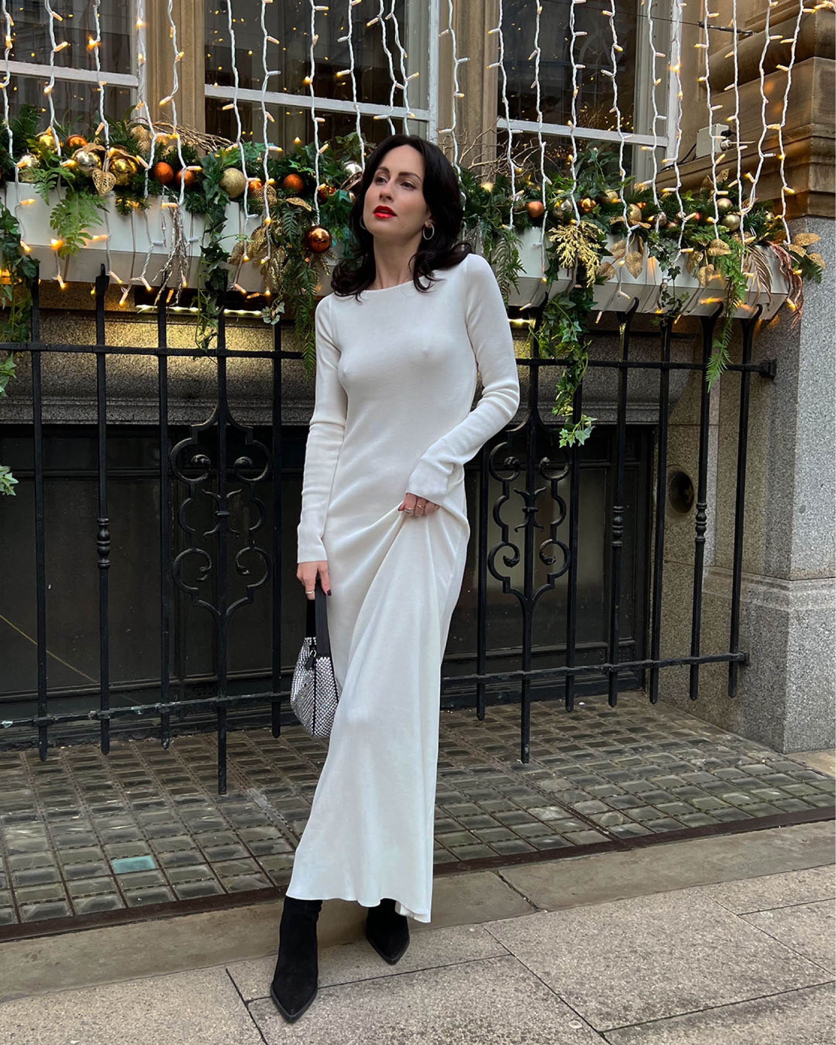 open back knit dress by camille x mango 
bag by prada
shoes by Zara I’ve linked alternatives by and other stories 
xmas outfit 
xmas dress 
party dress 
christmas outfit 
christmas dress 
party season 
winter outfit ideas 

#LTKstyletip #LTKeurope #LTKSeasonal