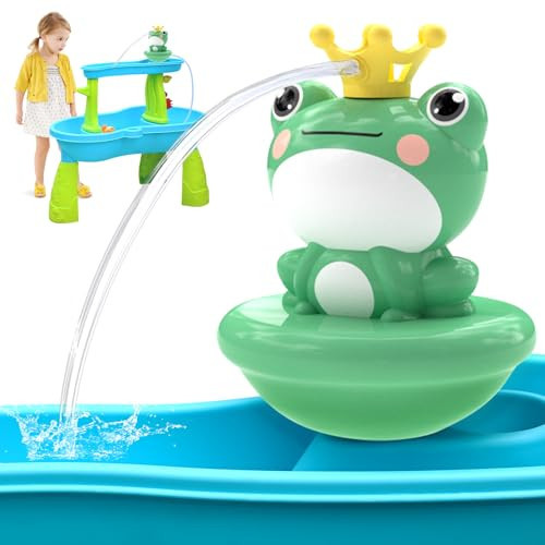 weirtoya Water Table Pump for Toddlers, Unicorn Toys Battery Powered Pump for Water Table Cordless Work Splash Toys Kids Toddler Summer Outddor Toys | Amazon (US)
