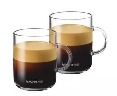 Nespresso Vertuo Collection Glass Mugs 13 oz Set of 2 NWOB | eBay AU