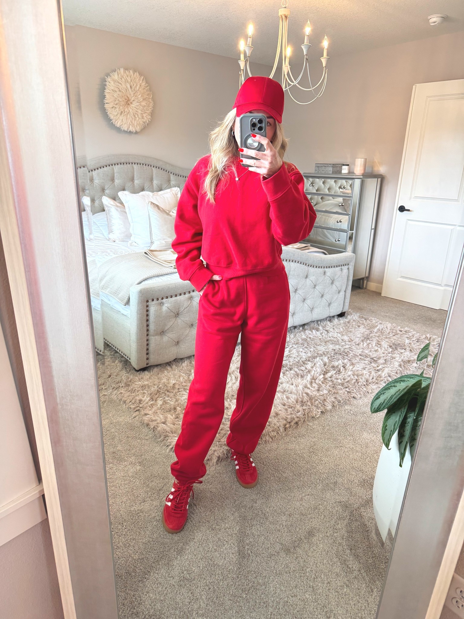 Lululemon top and bottoms size XXS 
Lululemon hat
Adidas sambas sporty & rich 

#LTKootd #LTKdayinmylife #LTKOver40