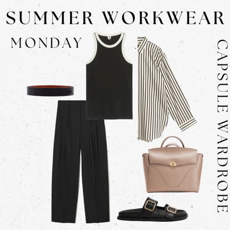 Summer workwear capsule wardrobe - work outfit idea 🖤

#LTKworkwear #LTKSeasonal #LTKFind
