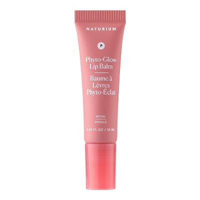 Naturium Phyto-Glow Lip Balm - Petal - 0.34 fl oz: Plumping, Hydrating, Tinted Liquid Formula | Target
