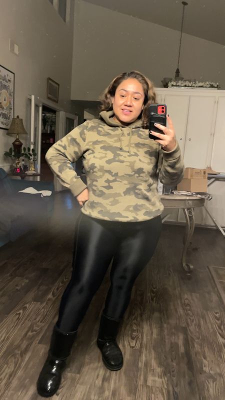 Black Friday sale on this Cotton Camo-Print Hoodie Sweater from Macy’s - 50% off. Shiny 7/8 leggings. These Womens UGG® Classic Short Sequin Boot - Black are my favorite!

#LTKVideo #LTKsalealert #LTKCyberWeek
