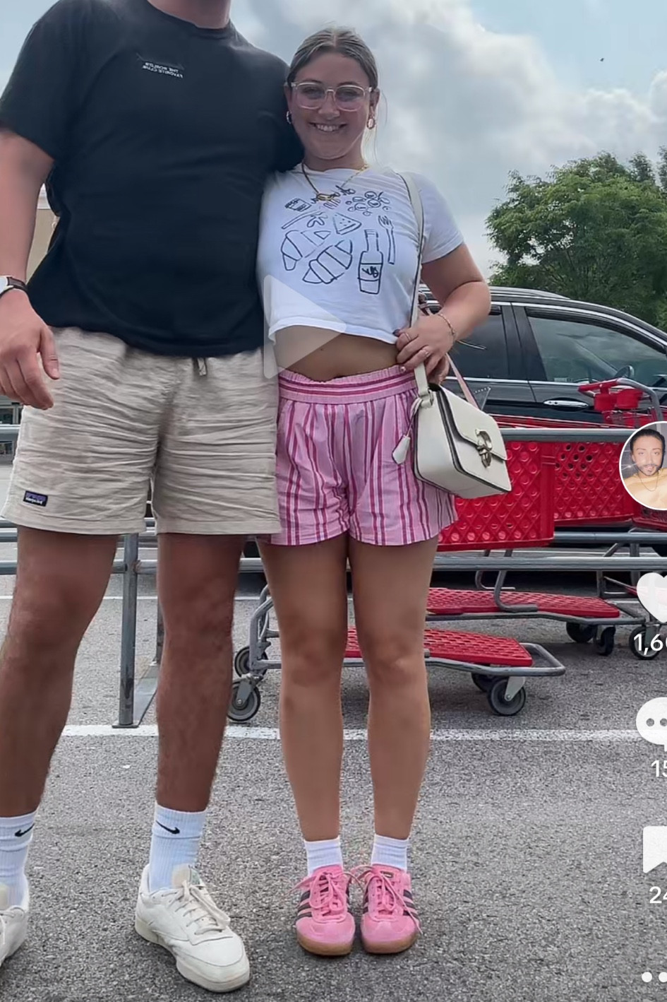 I’m wearing a size small in the shorts and they fit amazing! If you size up be aware they puff out a lot more!! I’m also wearing a size 6 1/2 in my shoes and they run big so be aware of that as well:) 

#LTKShoeCrush #LTKMidsize #LTKSeasonal