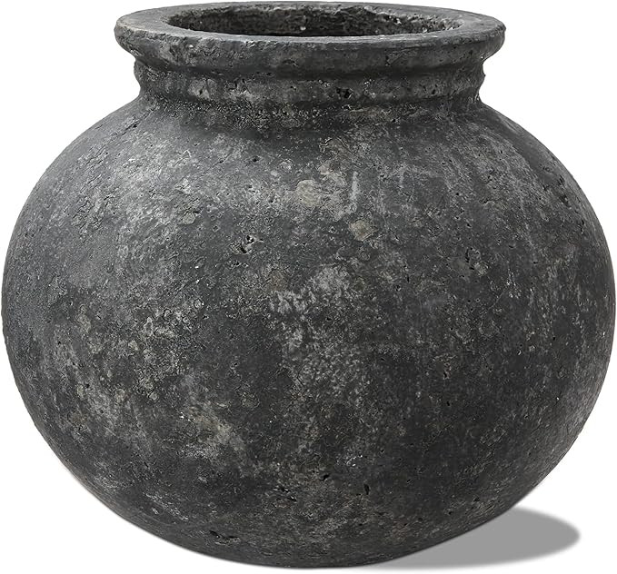 TAG Villa Rustic Decor Decoration Vase Small Gray | Amazon (US)
