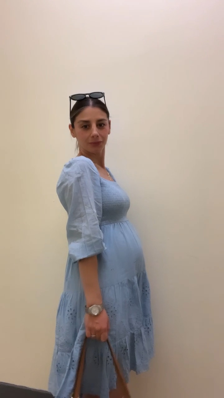 Cute bump style maternity dress, blue dress, everyday dress 

#LTKbump #LTKunder100 #LTKFind