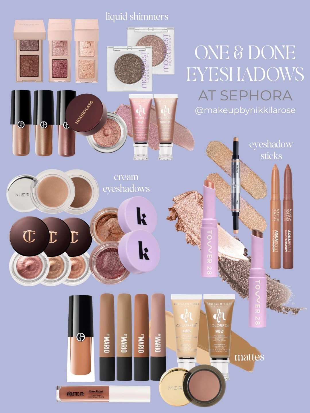 The very BEST One & Done Eyeshadows that are available @sephora ✨
Become a beauty insider member today, buy online- pick up instore as we as same day delivery options available 🛍️

#sephorahaul #sephorapartner #sephora 