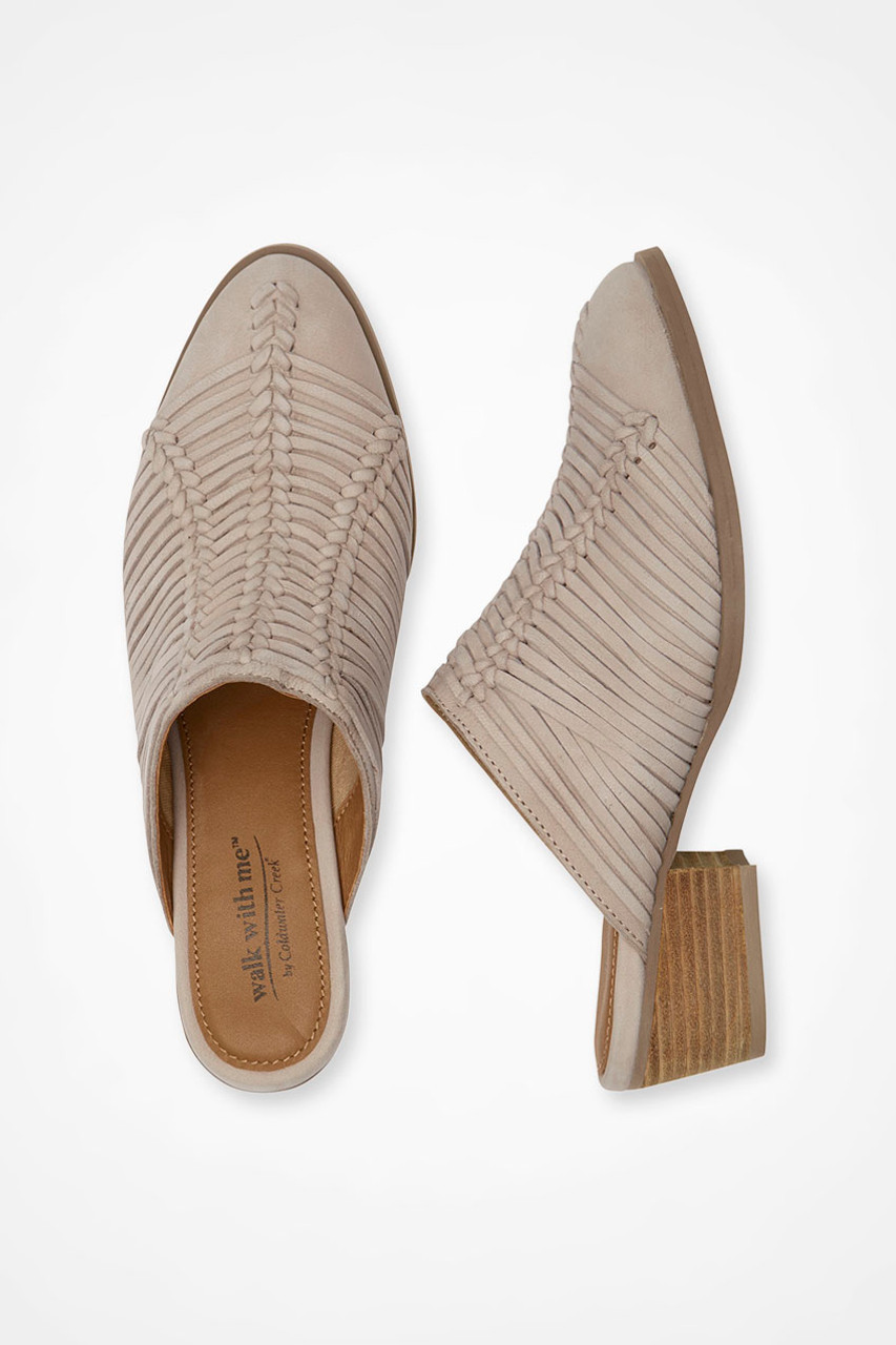 Amarillo Leather Mules by Walk With Me™ | Coldwater Creek