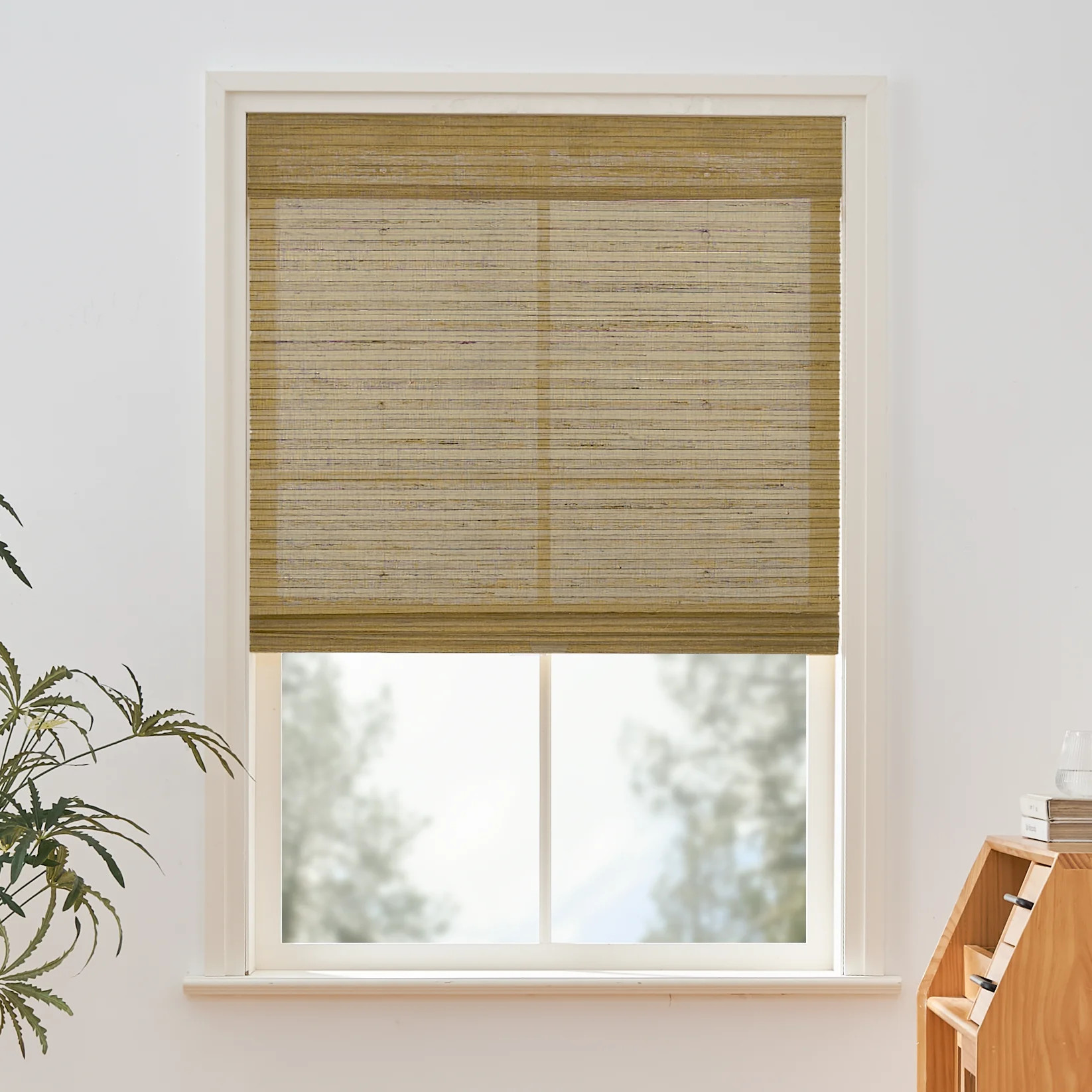 Cora Woven Bamboo Shade| Oak | Tailorvibe