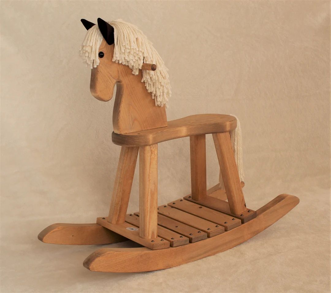 Junior Wooden Rocking Horse | Etsy (US)