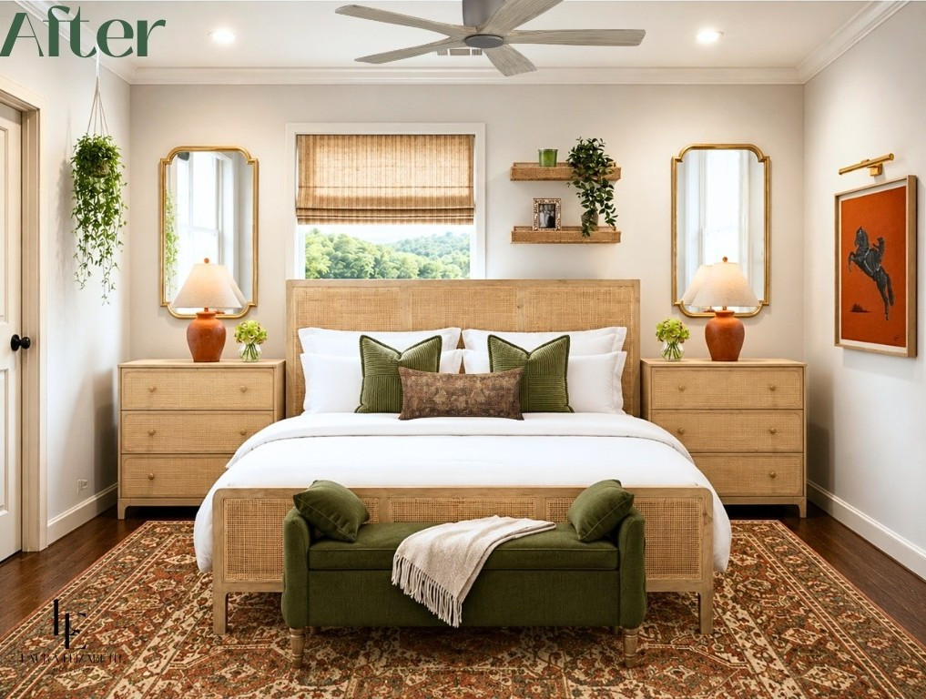 Refresh your bedroom with our favorite green and rustic picks, which are all linked!  

 #LTKHome