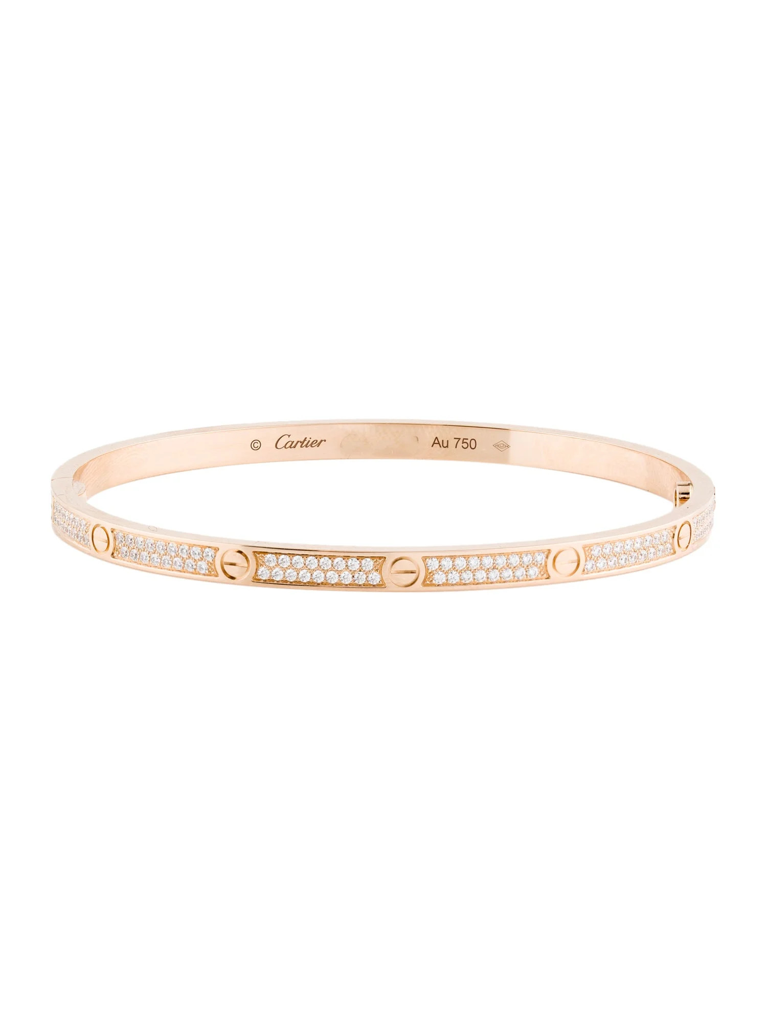 Small Diamond LOVE Bracelet | The RealReal
