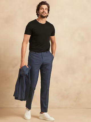 Slim Sharkskin Trouser | Banana Republic Factory