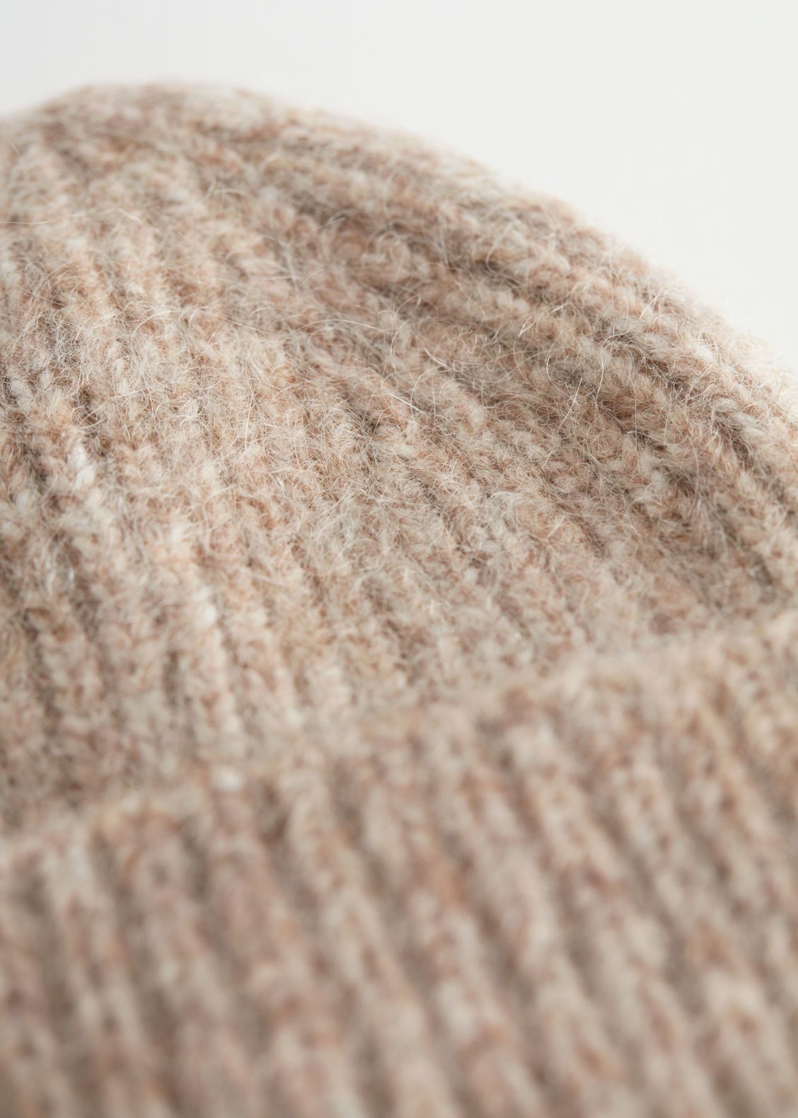 Ribbed Mohair Blend Beanie | & Other Stories US