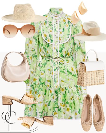When wearing a bright color with a bold pattern make sure your accessories are neutral so the focal point can be on the dress and all it’s beauty.  

Spring outfit, floral dress, MyTheresa, Freya hat, Sam Edelman flats, Shopbop 

#LTKshoecrush #LTKfindsunder100 #LTKstyletip