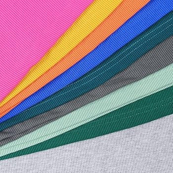 Roselux Womens Long Sleeve Stretch Crewneck Ribbed T-Shirt Fitted Casual Basic Tops | Amazon (US)