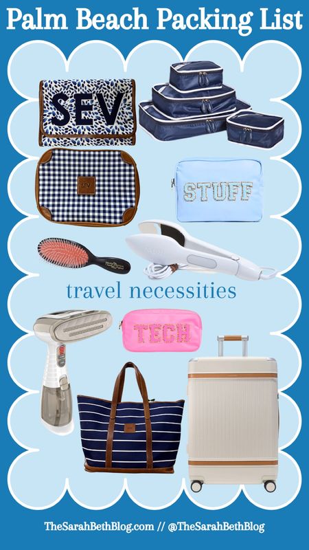 Palm beach packing list travel essentials Paravel luggage Stoney clover lane nori press steamer Barrington gifts luggage monogram custom

#LTKSeasonal #LTKtravel #LTKitbag