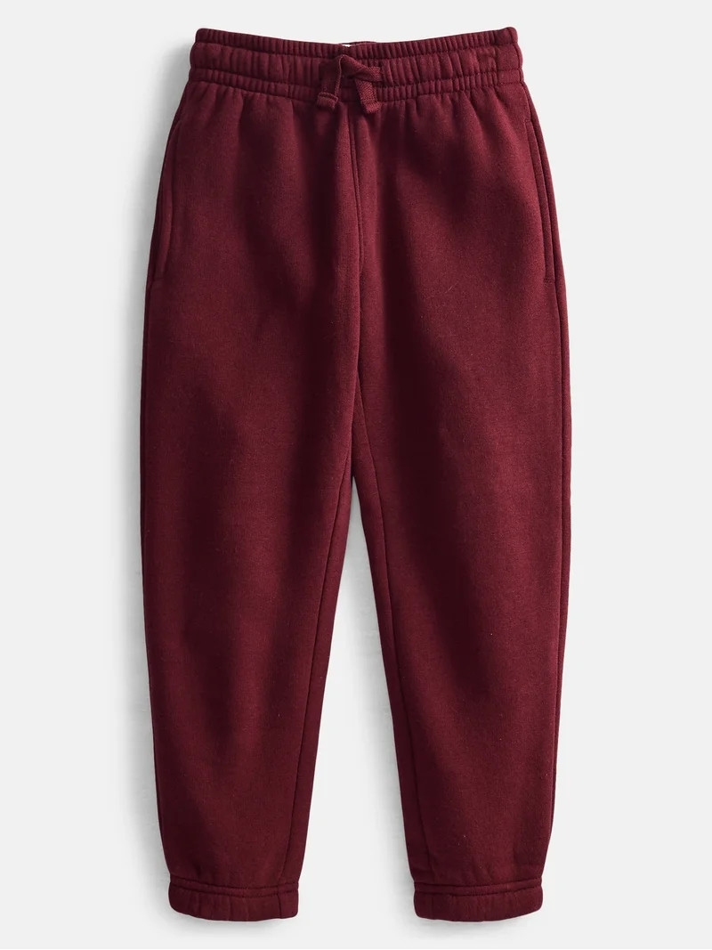 Athletic Works Boys Fleece Jogger Sweatpants, Sizes 4-18 & Husky | Walmart (US)