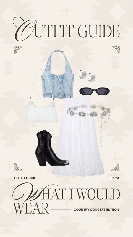 Going to Zach bryan tonight so I’m honor… Country concert outfit ideas!!! 🩵 #country #countryconcert #concert 

#LTKstyletip #LTKFestival #LTKmidsize