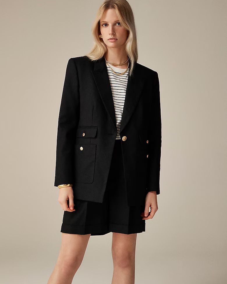 Vivienne blazer in stretch linen blend | J.Crew US