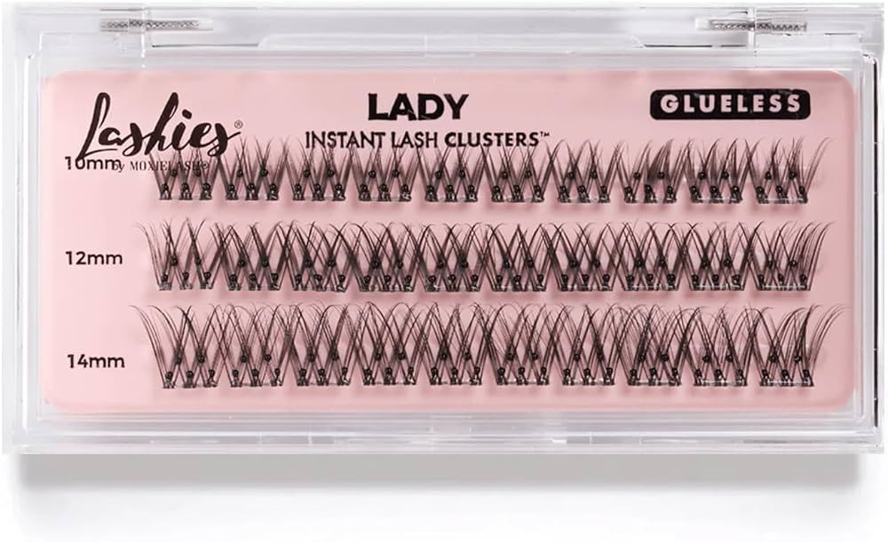 MoxieLash Lady Glueless Lash Clusters - Self-Adhesive DIY Eyelash Extensions, No Glue Needed - El... | Amazon (US)