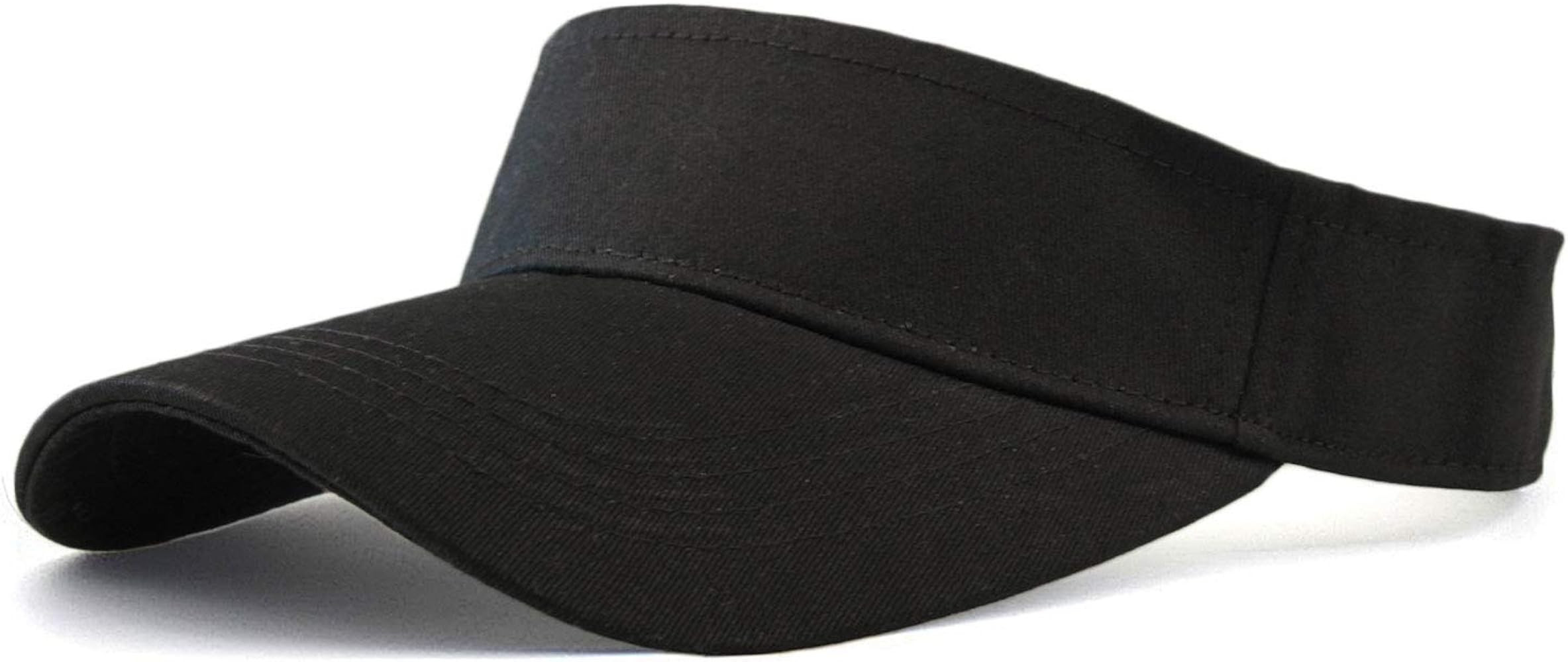 HH HOFNEN Sports Sun Visor Hats Cotton Twill Ball Adjustable Sun Caps for Men Women | Amazon (US)