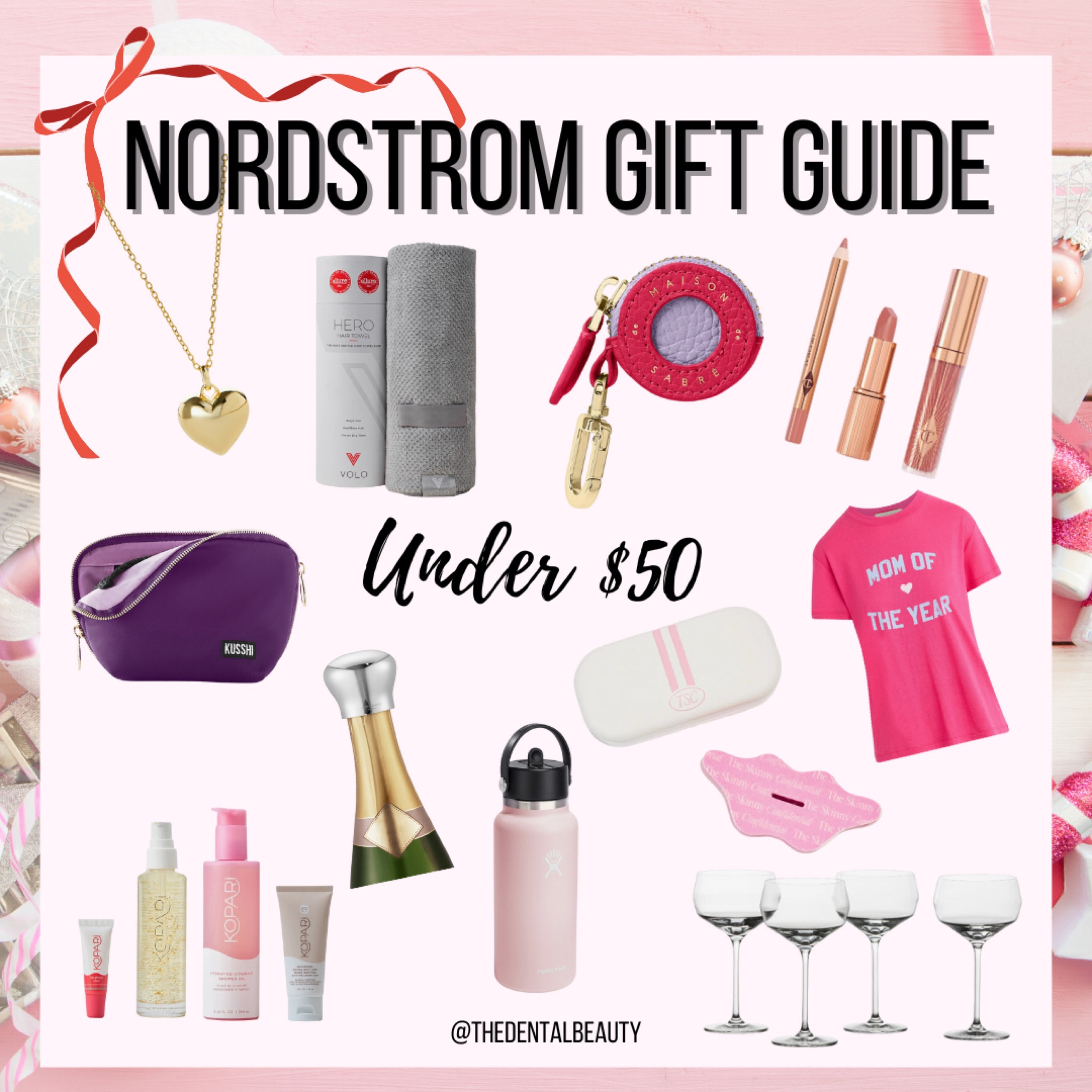 Gift guide for the woman in your life! Perfect for a favorite things party or white elephant gift exchange! All under $50 at Nordstrom. 


#LTKHoliday #LTKGiftGuide #LTKBeauty