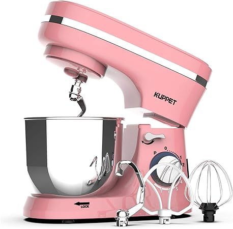 Kuppet Stand Mixers, 380W, 8-Speed Tilt-Head Electiric Food Stand Mixer with Dough Hook, Wire Whi... | Amazon (US)