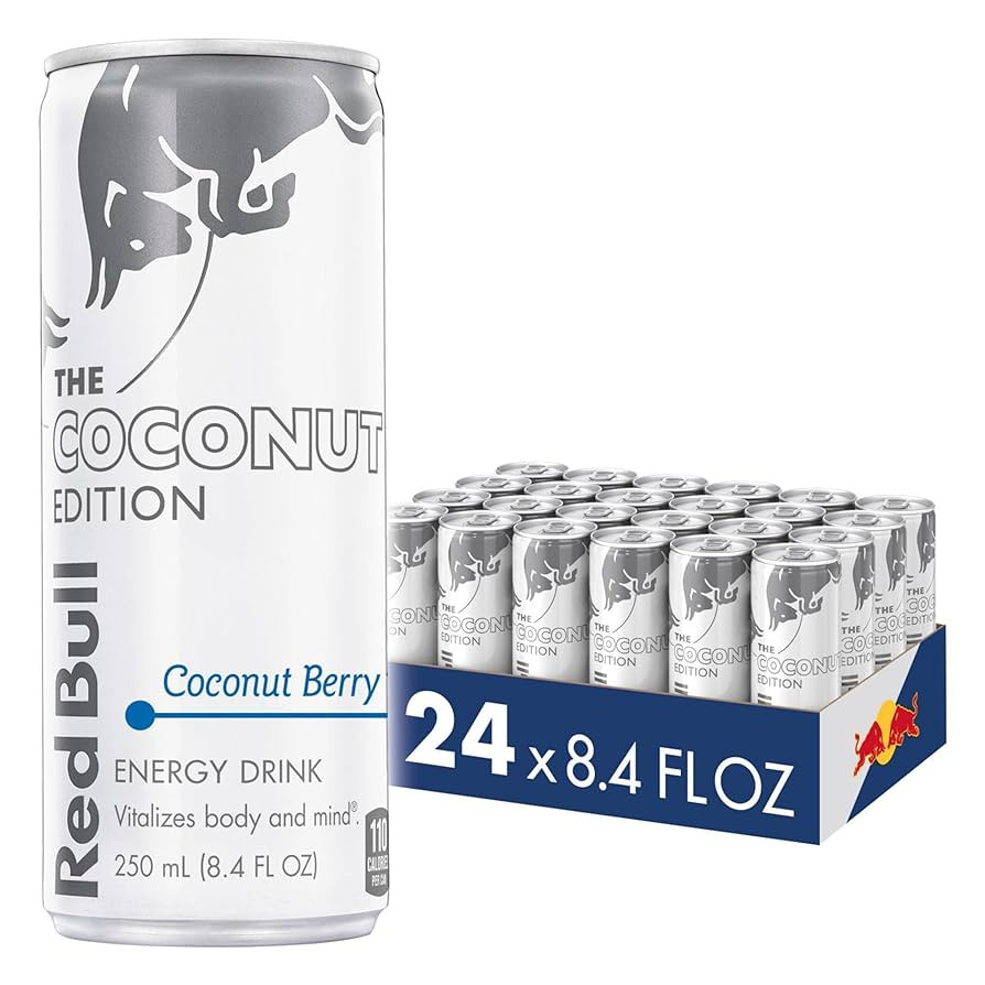 Red Bull Coconut Edition Energy Drink, Coconut Berry, with 80mg Caffeine plus Taurine & B Vitamin... | Amazon (US)
