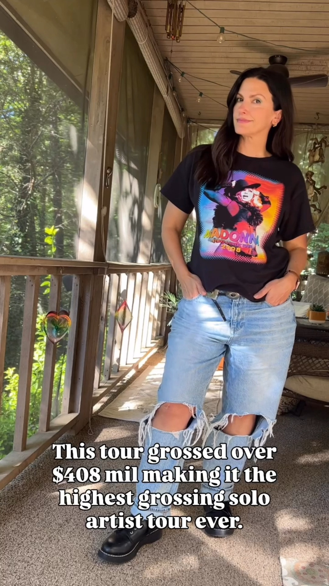 I love vintage concert tee shirts!
Great conversation starters too.
I found this one at a vintage expo but Etsy is a great source to find more! 
Ripped jeans + combat boots

#LTKShoeCrush #LTKMidsize #LTKStyleTip