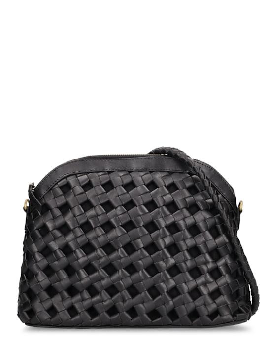 Carmen woven leather shoulder bag | Luisaviaroma